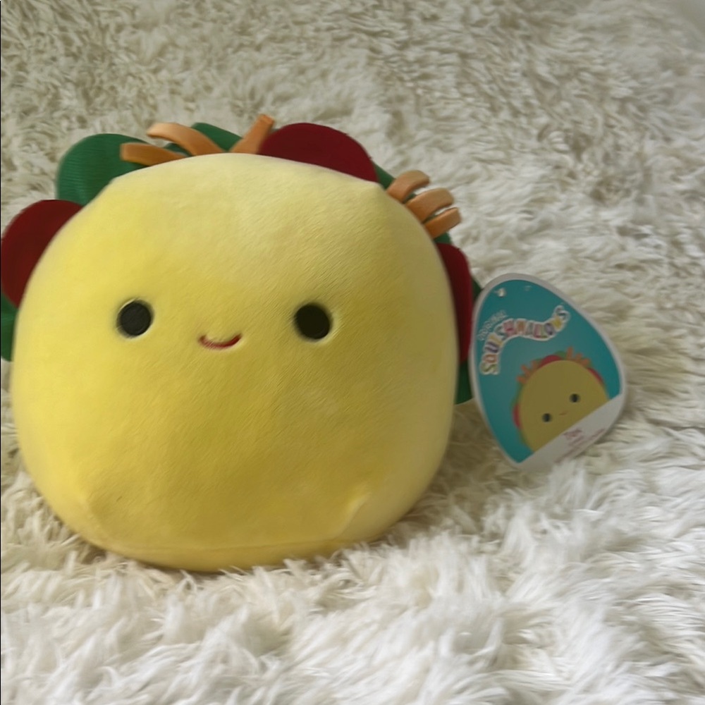 Squishmallows Yellow taco Plush Toy